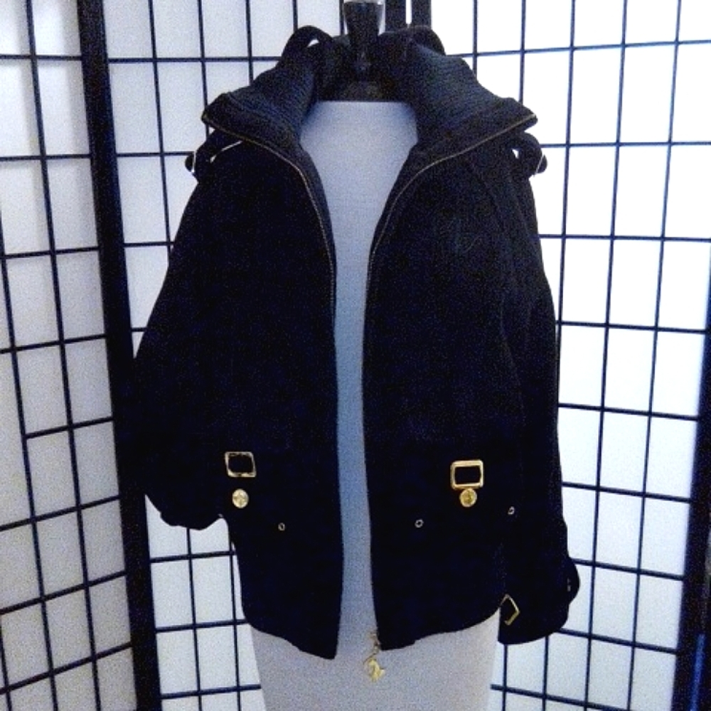 Baby phat warm jacket. Size L. 80%wool.